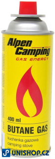 Plynová kartuše 400ml k campingovému vařiči