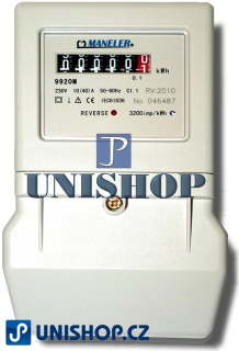 Podružný jednofázový elektroměr pro poměrové odpočty