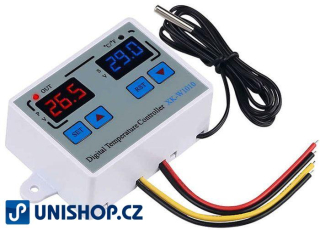Digitální termostat XK-W1010, -50 až +120°C, napájení 230V