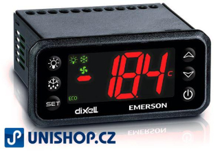 Regulátor chlazení nebo topení; Dixell XR60CH 5P0C1 s napájením 230V a 20A relé