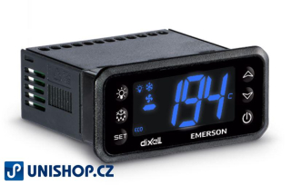 Panelový termostat Dixell XR20CH 5R0C1 s napájením 230V, 20A relé a modrým displejem