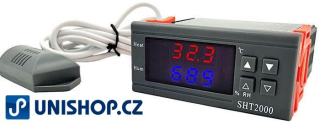 Digitální termostat a hygrostat SHT2000