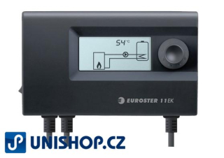 Termostat Euroster 11 EK pro oběhové čerpadlo a pomocný zdroj tepla