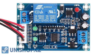Snímač hladiny kapaliny - modul XH-M203, napájení 12V