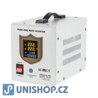 Zdroj záložní KEMOT PROsinus-800 500W 12V White