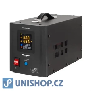 Zdroj záložní REBEL POWER-1000 12V/230V 1000VA 700W