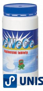 NAFTALÍN - DeWeCe hygienické tablety; deodorant do pisoárů - naftalénové tablety