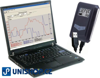 Datalogger teploměr + vlhkoměr DS100 se záznamem -  datalogger