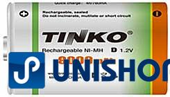 Nabíjecí článek NiMH D 1,2V/8000mAh TINKO