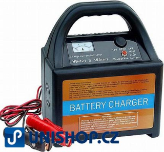 Nabíječka autobaterií Pb 12-24V/15A
