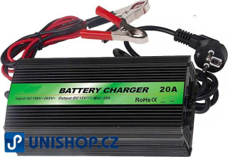 Nabíječka 12V/20A spínaná pro Pb aku,CARSPA