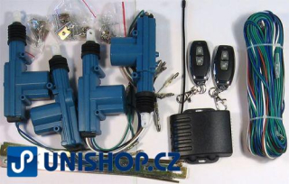 Sada centrálního zamykání do auta + 2x dálkové ovládání,