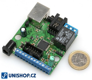 IP LAN BOARD - IP controler (teploměr - regulátor)
