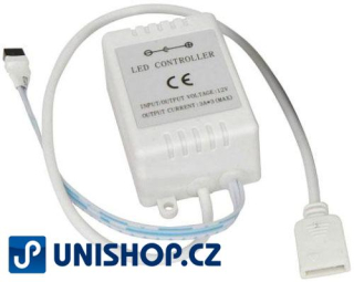 Ovladač 12V/3x2A pro RGB žárovky a pásky, IR D.O. 24 tlačítek