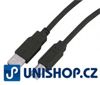 USB kabel typu AB, délka 3m